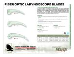 Fiber Optic Laryngoscope Blades Mac Product Information Sheet