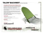 Talon Backrest Product Information Sheet