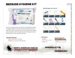 Bedside Hygiene Kit - Product Information Sheet