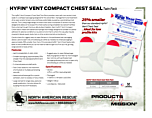 Hyfin Vent Compact Chest Seal Twin Pack Product Information Sheet