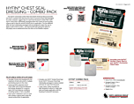 HyFin Chest Seal Dressing - Combo Pack - Product Information Sheet