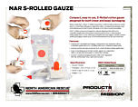NAR S-Rolled Gauze Product Information Sheet
