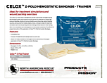 Celox Z-Fold Hemostatic Trainer Product Information Sheet