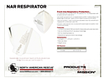 NAR Respirator Product Information Sheet
