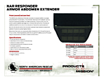 NAR Responder Armor Abdomen Extender - Product Information Sheet