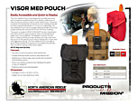 Visor Med Pouch Product Information Sheet