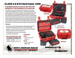 Class A & B Kit ANSI Hard Cases Product Information Sheet