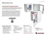 Metal Wall Case - Product Information Sheet