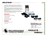 bollé SILEX Tactical Glasses - Product Information Sheet