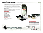 bollé CONTOUR II Tactical Glasses - Product Information Sheet