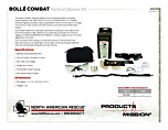 bollé Combat Tactical Glasses - Product Information Sheet