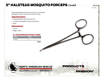 NAR Surgical Instruments - Product Information Sheet