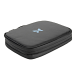 Butterfly Ultrasound Soft Case - closed, laying down, right facing