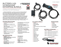 Butterfly iQ3 Ultrasound Enterprise Bundle - Product Information Sheet