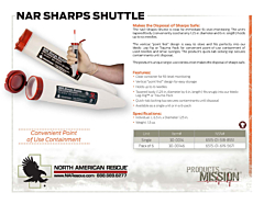 Sharps Shuttle Product Information Sheet