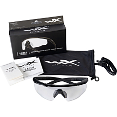 Wiley X Saber Advanced Ballistic Glasses - Clear Lens