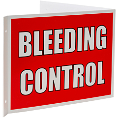 3-Way Bleeding Control Sign